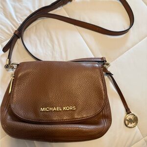 Michael Kors Tan Leather Crossbody Bag